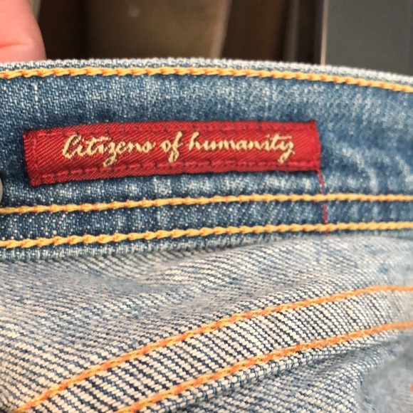 Citizens of Humanity Ingrid #002 low waist flair stretch jeans Women's 27 flare - Picture 11 of 15